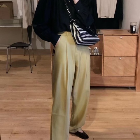 YSL黑白條紋編織郵差包 編織拼皮 30*20*8cm 98新配件肩帶 塵袋