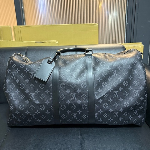 Louis Vuitton 黑老花Keepall 55旅行包 M40605