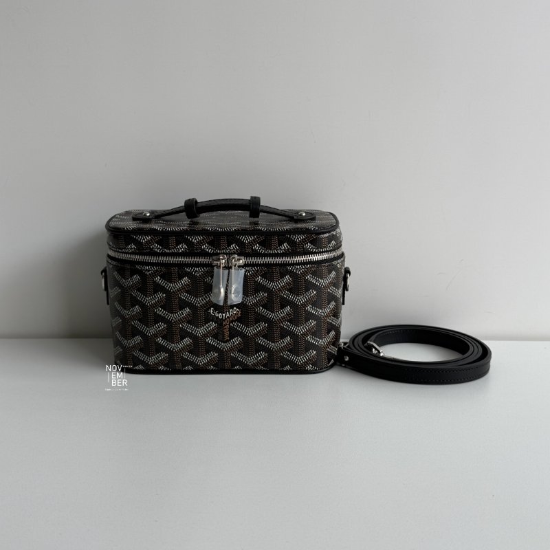 全新全配有購證🙌🏻 Goyard 戈雅 Muse Mini Vanity 迷你化妝包 黑色🖤-0