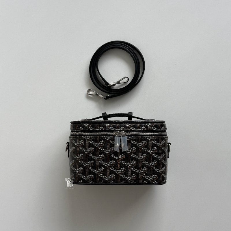 全新全配有購證🙌🏻 Goyard 戈雅 Muse Mini Vanity 迷你化妝包 黑色🖤-1