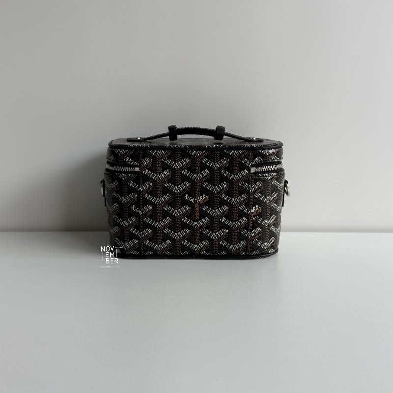 全新全配有購證🙌🏻 Goyard 戈雅 Muse Mini Vanity 迷你化妝包 黑色🖤-5