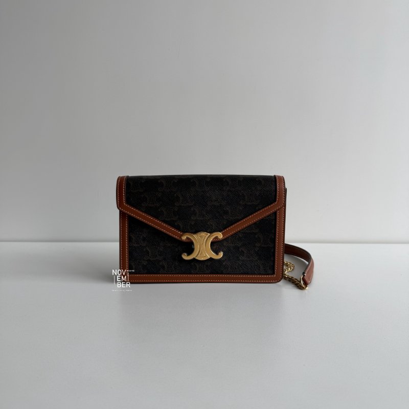 99新🆕 Celine 瑟琳 Margo 凱旋門老花 WOC-0