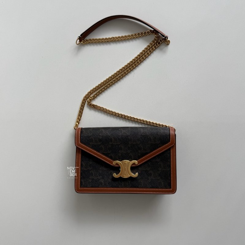 99新🆕 Celine 瑟琳 Margo 凱旋門老花 WOC-1