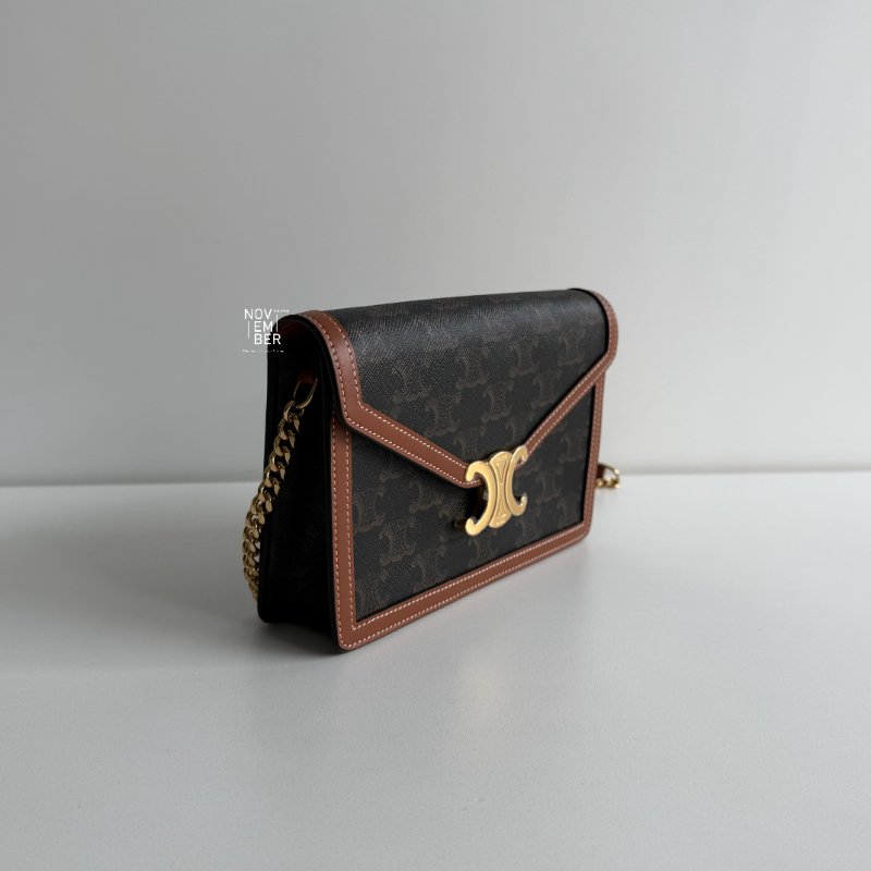 99新🆕 Celine 瑟琳 Margo 凱旋門老花 WOC-2