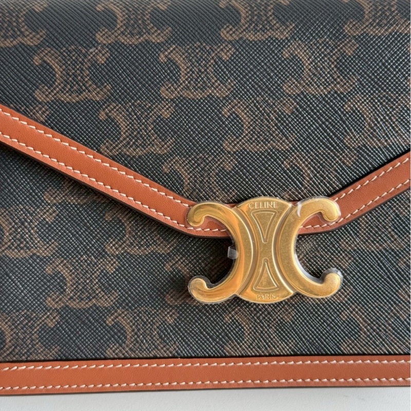 99新🆕 Celine 瑟琳 Margo 凱旋門老花 WOC-7