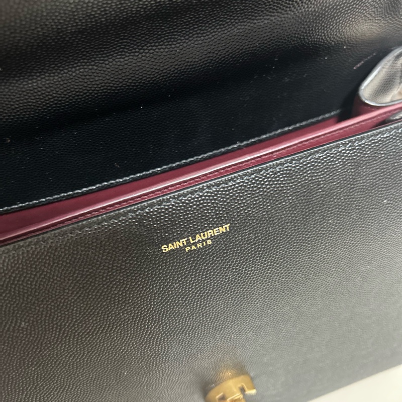 稀有✨YSL Cassandra粒面壓紋皮革手挽袋-3