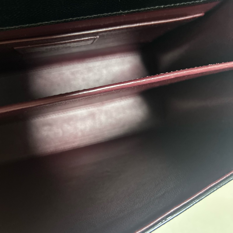 稀有✨YSL Cassandra粒面壓紋皮革手挽袋-4