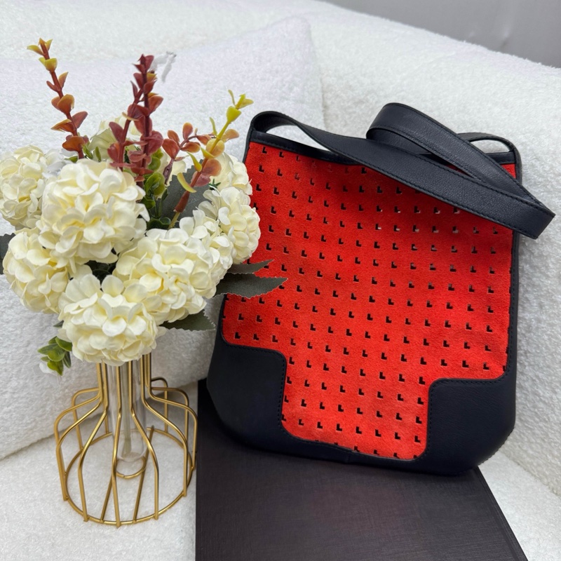 Loewe 羅意威 Anagram 麂皮單肩包 中古 二手 vintage-0