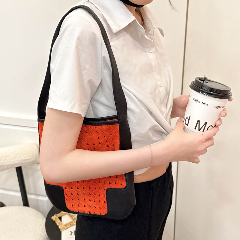 Loewe 羅意威 Anagram 麂皮單肩包 中古 二手 vintage-1