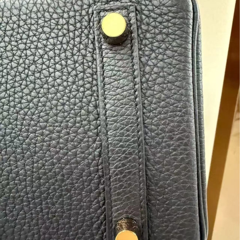 愛馬仕 Hermes Birkin25 黑金 玫瑰金扣 Togo皮 Z刻 全套有票-2