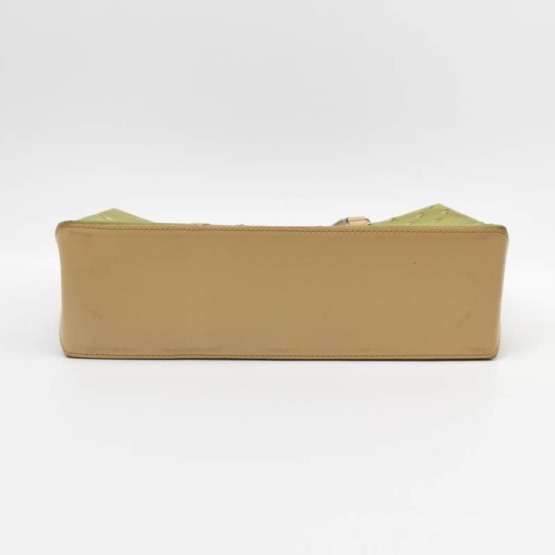 Burberry牛皮尼龍布拼色手提包-4