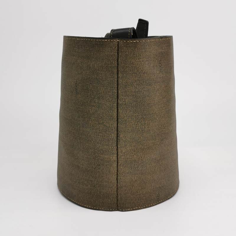 Fendi牛皮拼色雙F圓標logo單肩包斜挎包-2