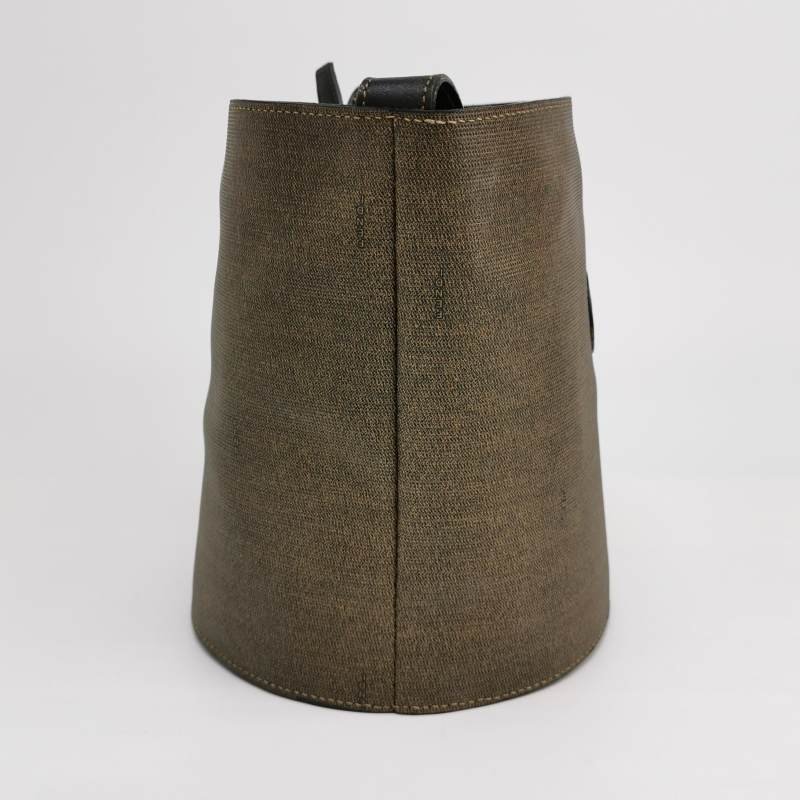 Fendi牛皮拼色雙F圓標logo單肩包斜挎包-3