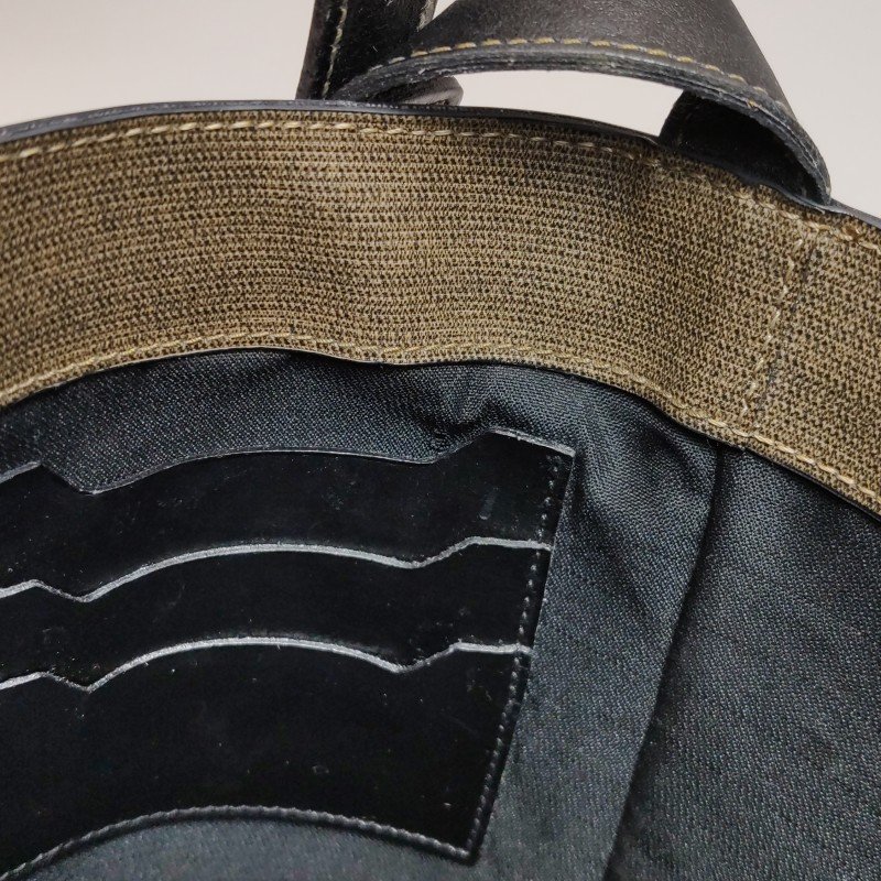 Fendi牛皮拼色雙F圓標logo單肩包斜挎包-9