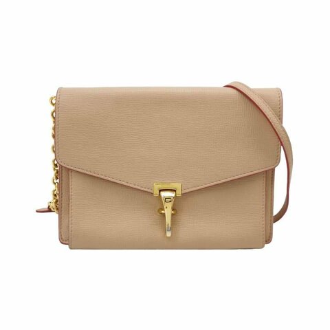 Burberry Macken牛皮純色金屬扣斜挎包單肩包