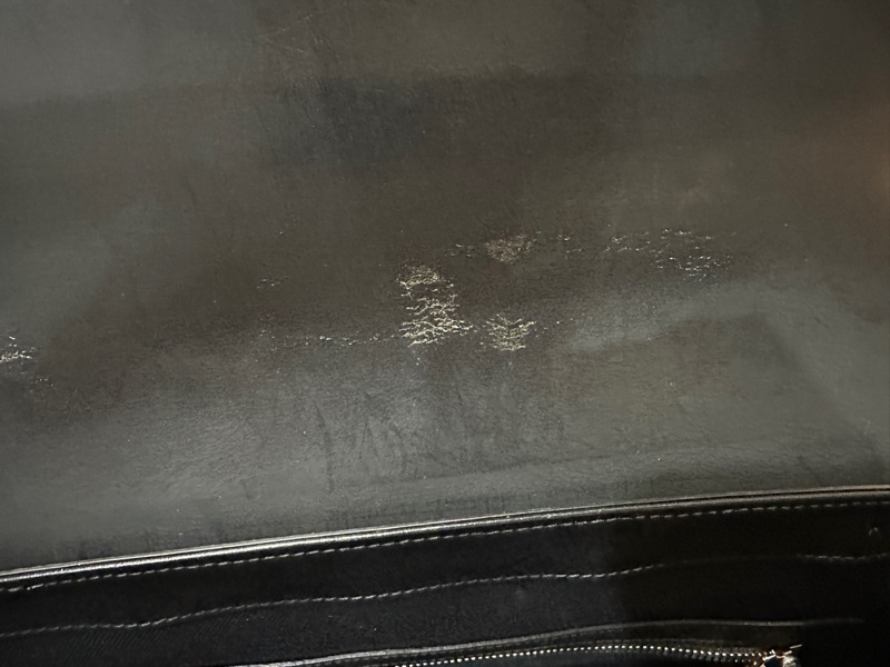 Gucci 黑灰原花logo 下蓋郵差包-8