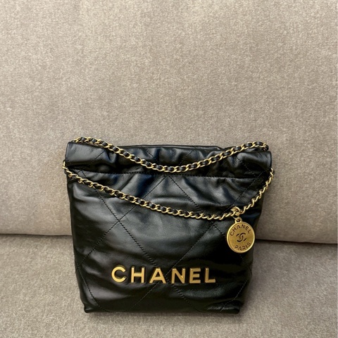香奈兒22bag mini黑金