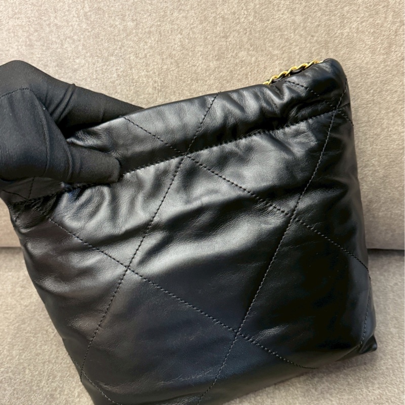 香奈兒22bag mini黑金-2