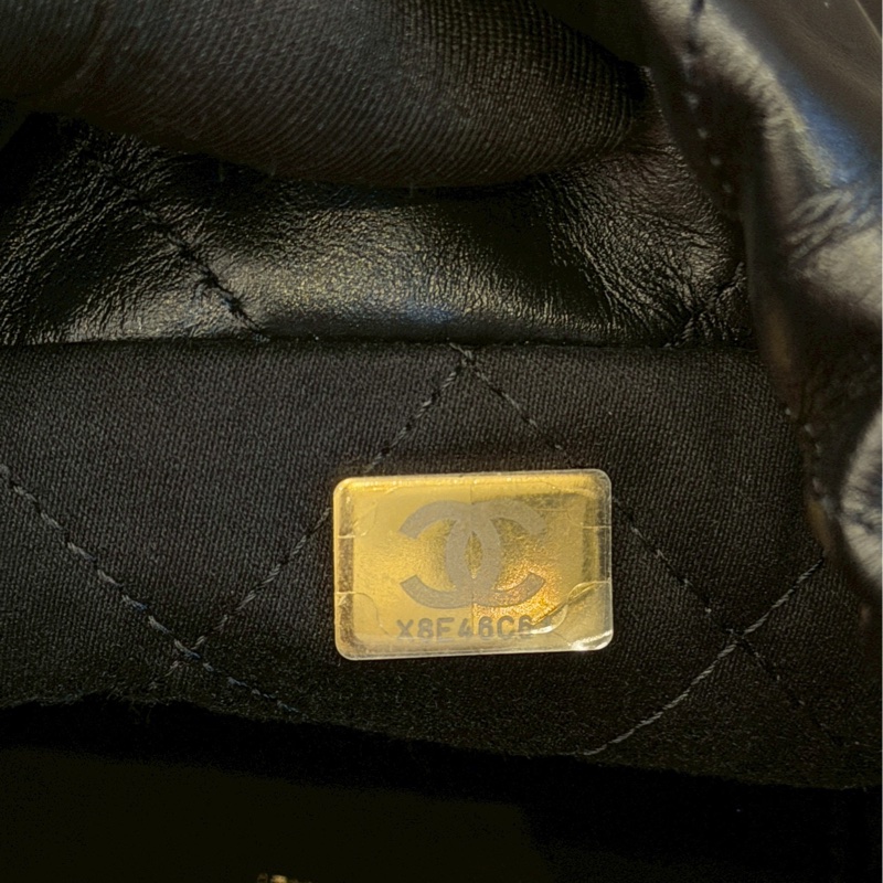 香奈兒22bag mini黑金-6