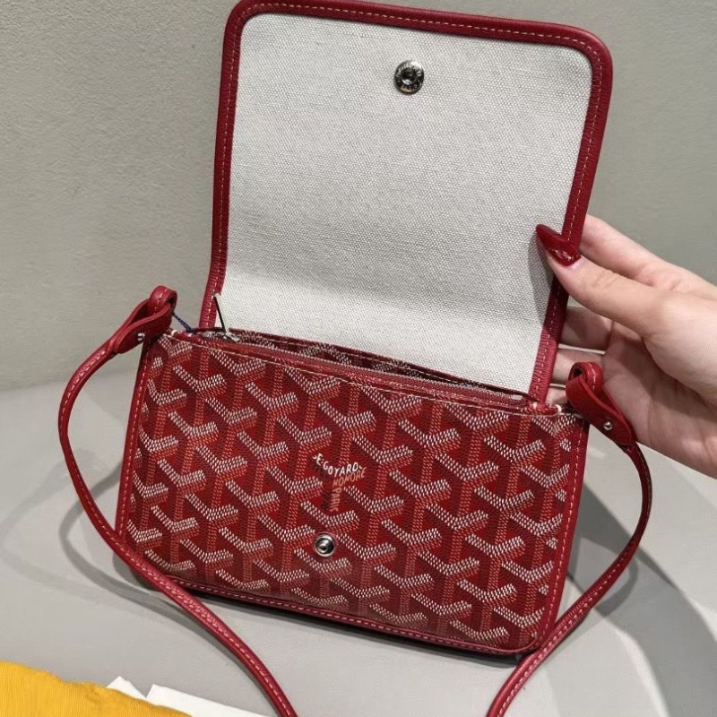 Goyard Plumet woc 紅色 信封包20.5x2.5x14cm 95新 配件塵袋-7