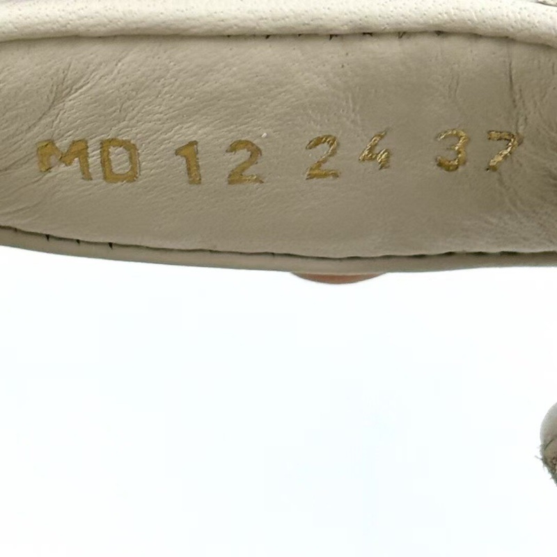 Dior迪奧 新款米白色粗花呢金標拖鞋 37碼 成色很好 無附件-6