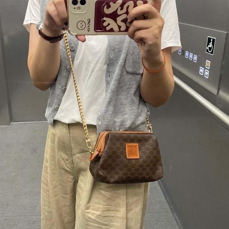 𝙲𝕖𝕝𝕚𝕟𝕖 mini老花雲朵包🏅 可可愛愛手機可放呦-18