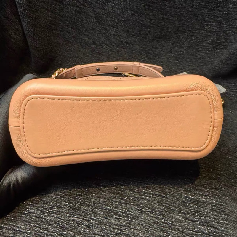 【96新 ✨ 全網最低價！】 Chanel 香奈兒 櫻粉色 流浪包 小號 牛皮鏈條包 斜挎包（下單前先詢問庫存❗️）-7