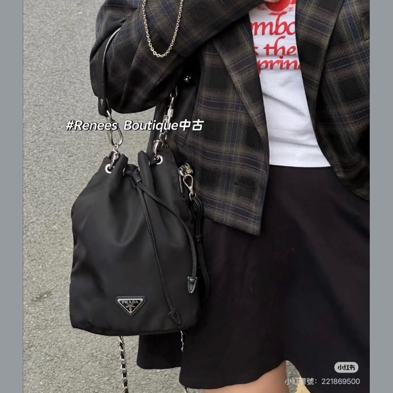 𝙿𝕣𝕒𝕕𝕒降落傘束口包小水桶包🏅-1