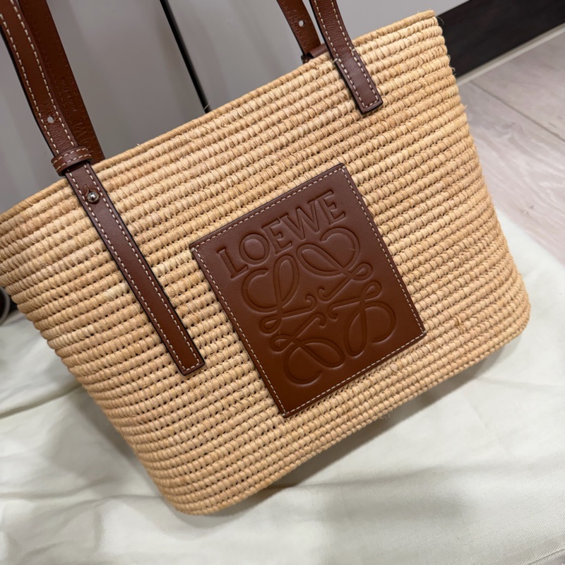 Loewe拉菲草肩背手提包-6