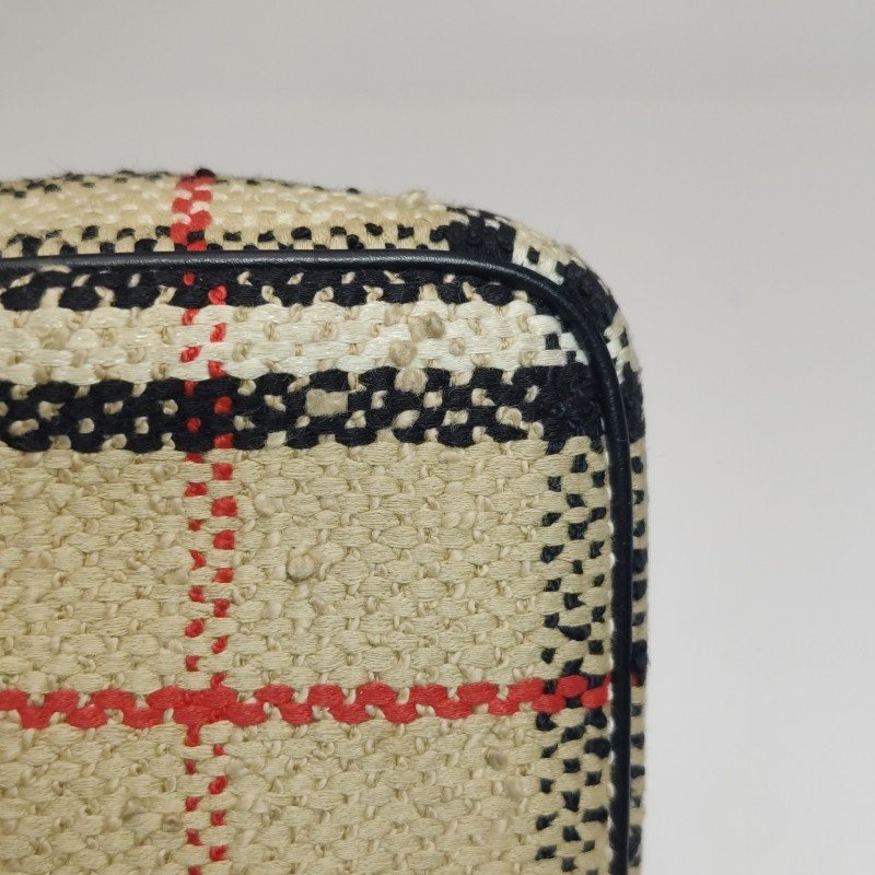 Burberry Lola蘿納包迷你拼色格紋編織絎縫斜挎包單肩包-16