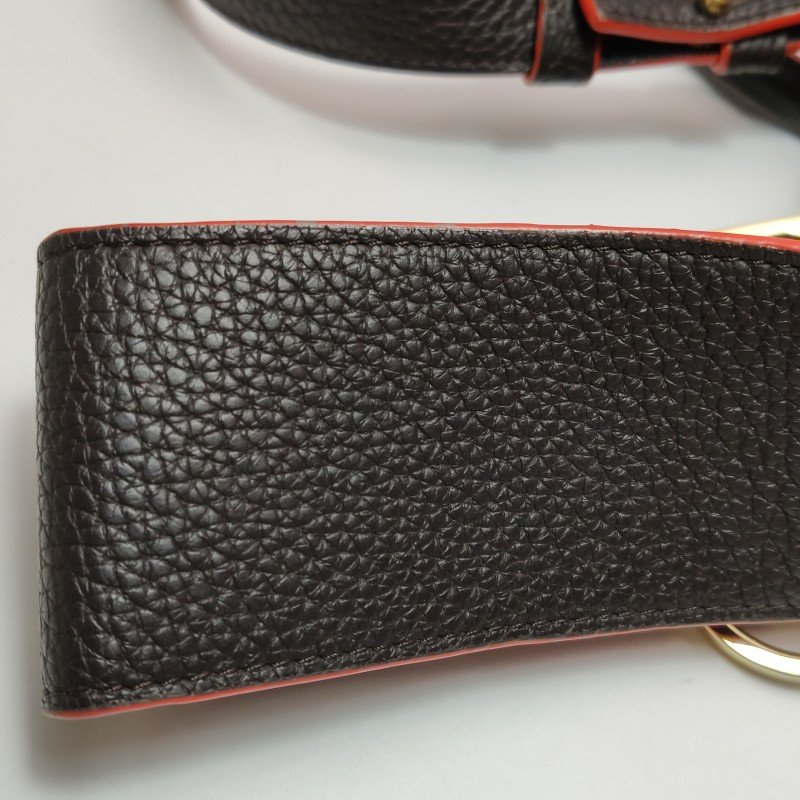 Delvaux Coolbox迷你牛皮拼色D形飾扣斜挎包單肩包-16