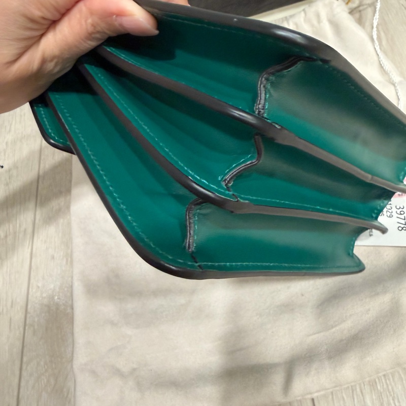 Bvlgari 祖母綠蛇頭包 內裡紫手提斜背包-9