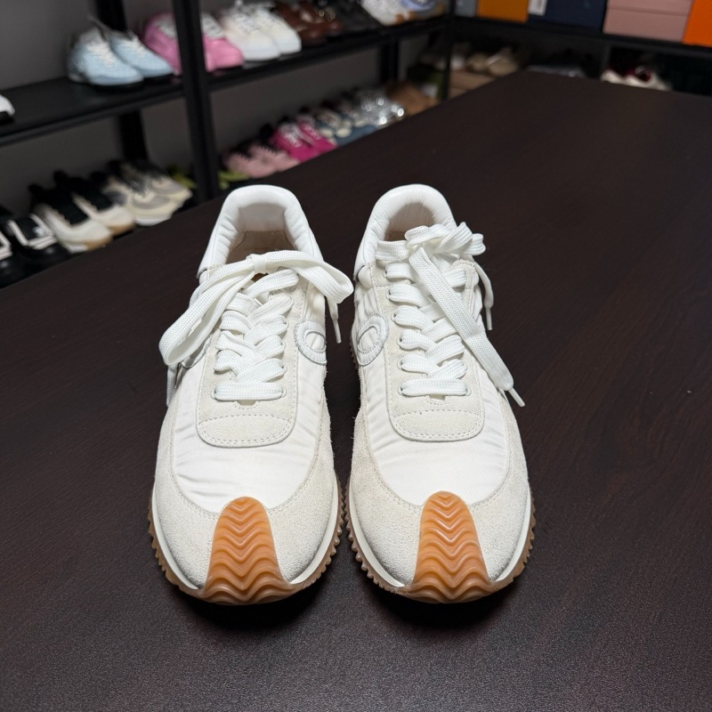 LOEWE 羅意威 flow Runner 德訓鞋 白色 38碼-1