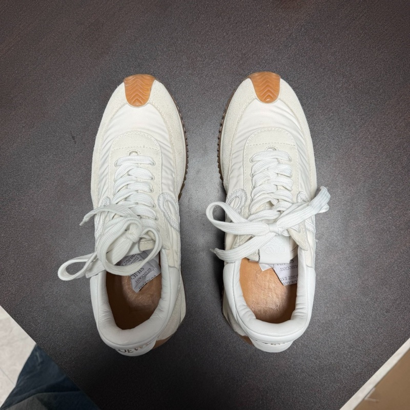LOEWE 羅意威 flow Runner 德訓鞋 白色 38碼-2