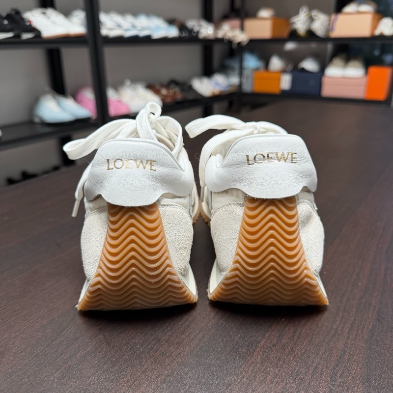 LOEWE 羅意威 flow Runner 德訓鞋 白色 38碼-5