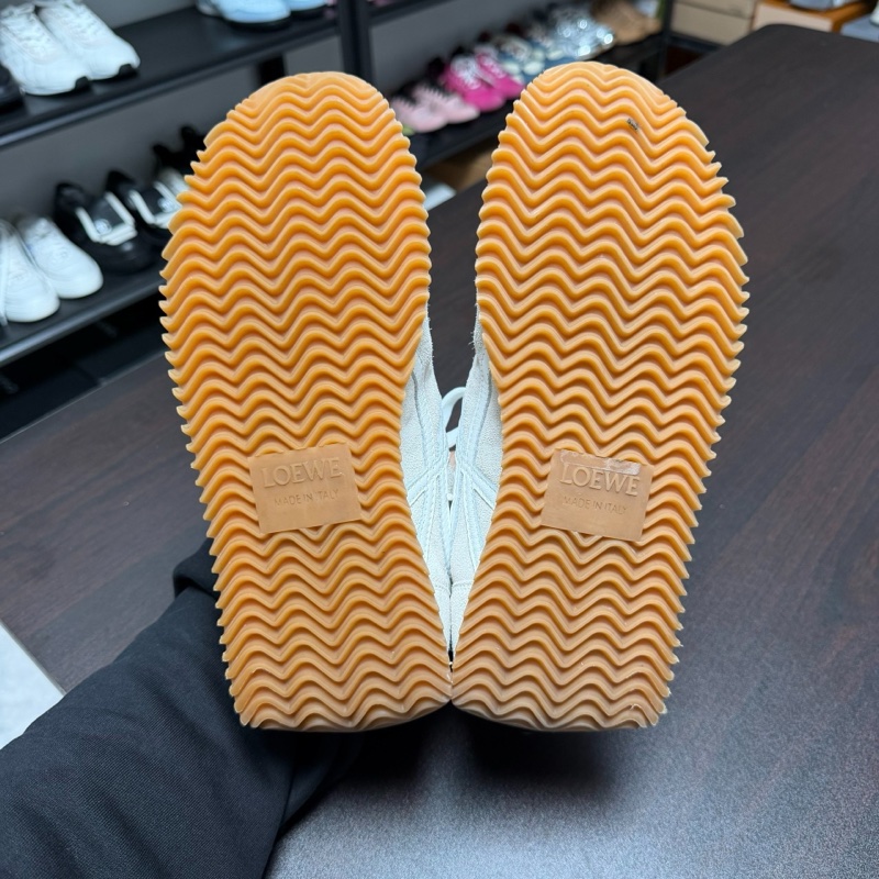 LOEWE 羅意威 flow Runner 德訓鞋 白色 38碼-6