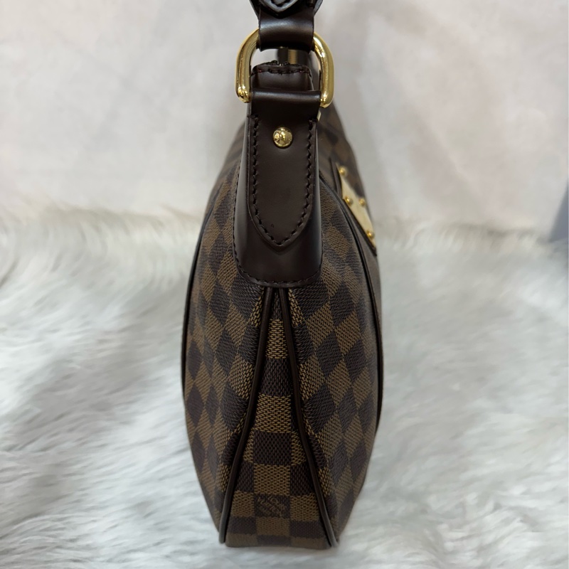 LV N48180 咖啡棋盤格金牌肩背包-3