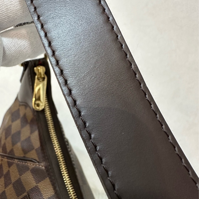 LV N48180 咖啡棋盤格金牌肩背包-24