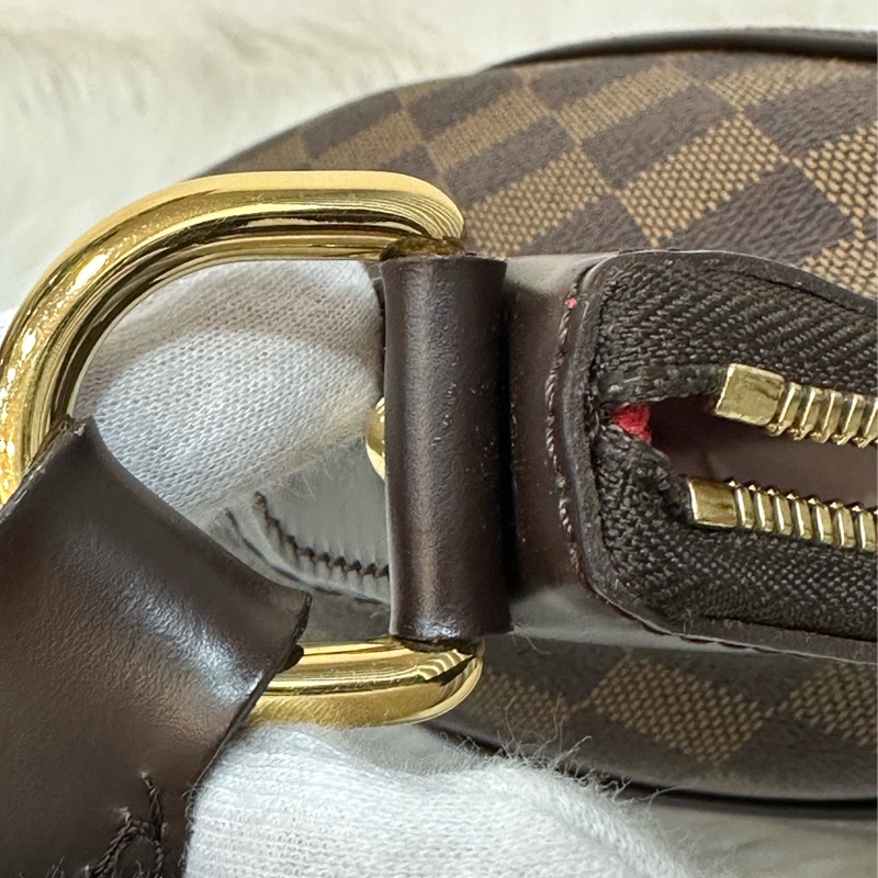 LV N48180 咖啡棋盤格金牌肩背包-35