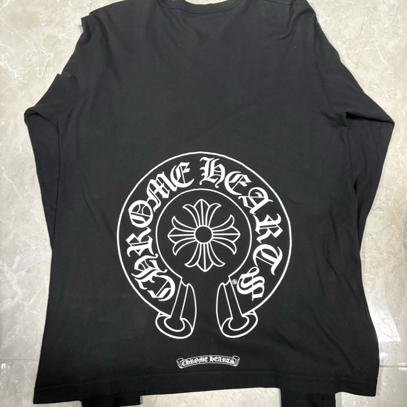 Chrome Hearts 黑色漸層馬蹄長袖-1