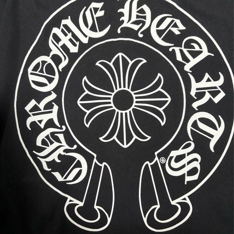 Chrome Hearts 黑色漸層馬蹄長袖-5