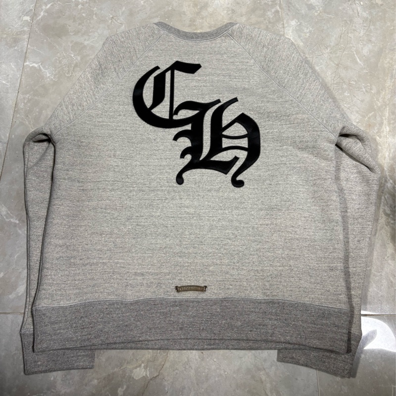 Chrome Hearts 灰色尼龍梵文十字衛衣-1