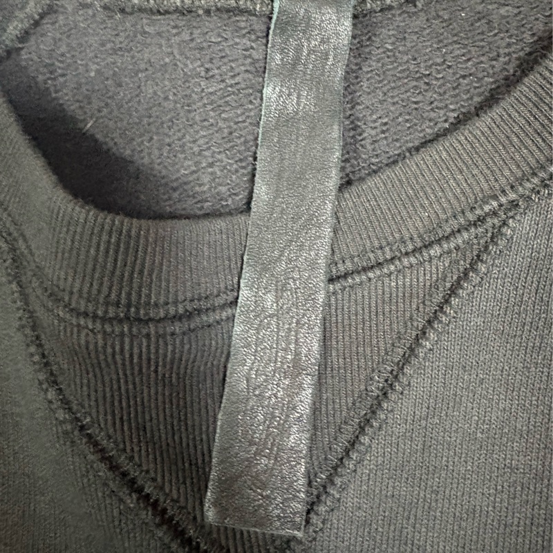 Chrome Hearts 水洗黑手臂三十字貼皮衛衣-2