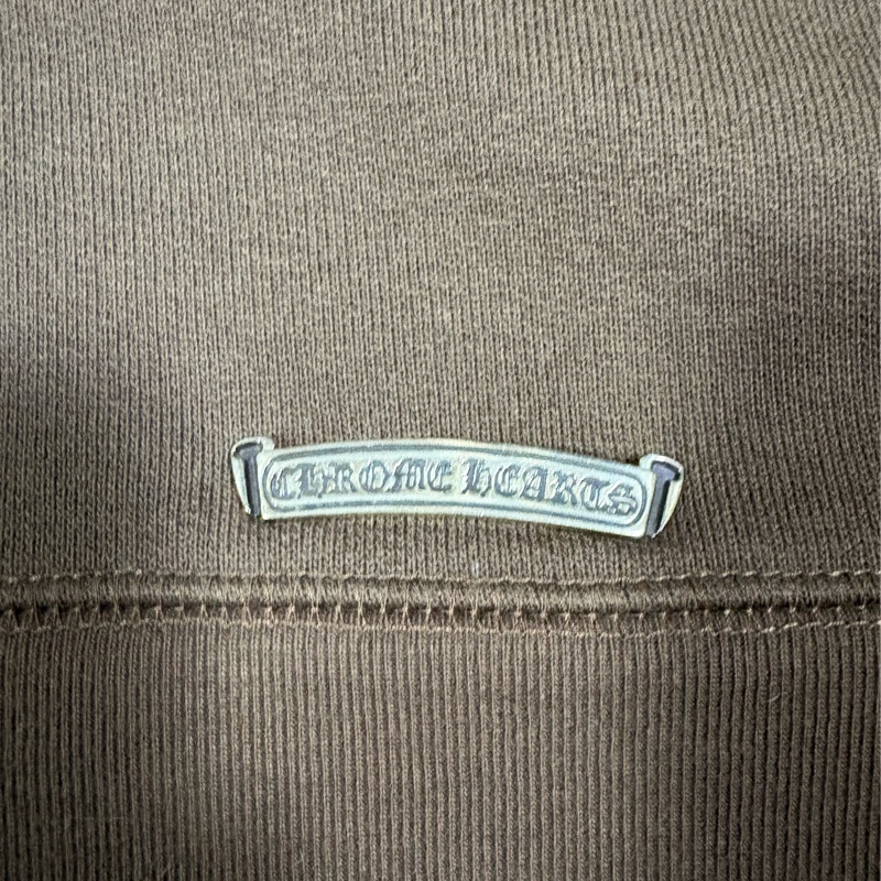 Chrome Hearts 摩卡刺繡梵文銀牌Logo衛衣-6
