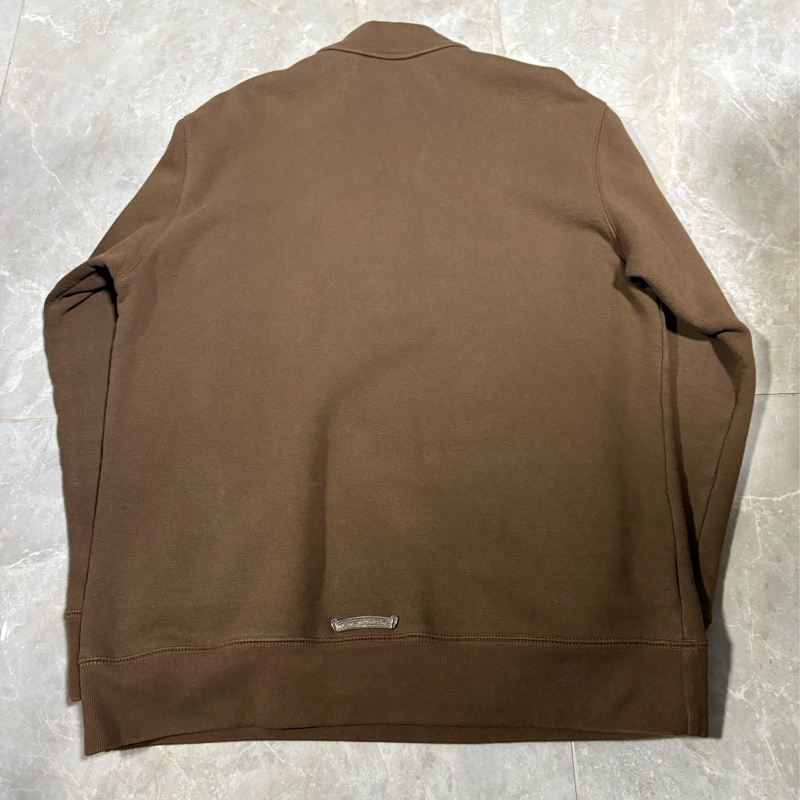 Chrome Hearts 摩卡刺繡梵文半拉鏈衛衣-1