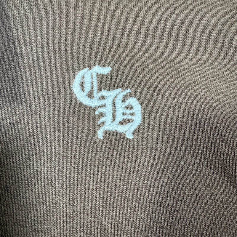 Chrome Hearts 摩卡刺繡梵文半拉鏈衛衣-2