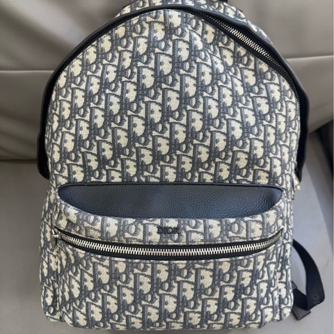 Dior迪奧雙肩包老花