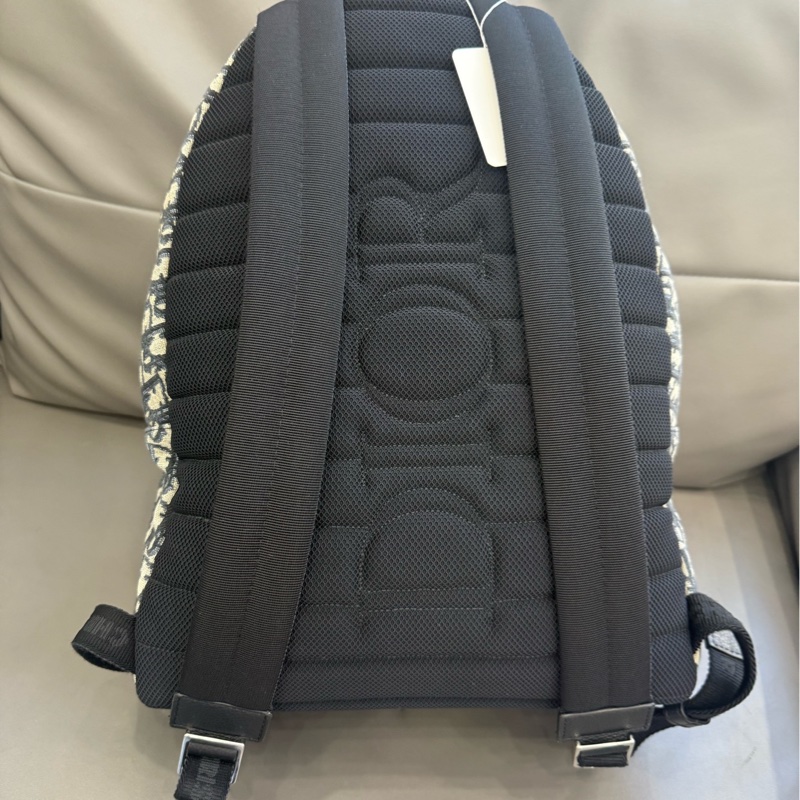 Dior迪奧雙肩包老花-1