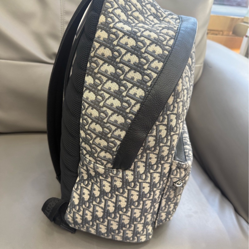 Dior迪奧雙肩包老花-2