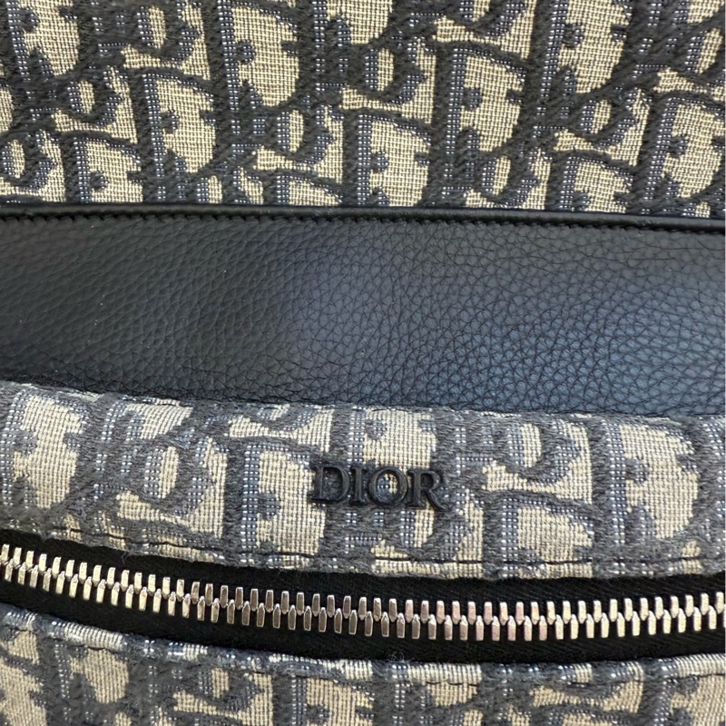 Dior迪奧雙肩包老花-5